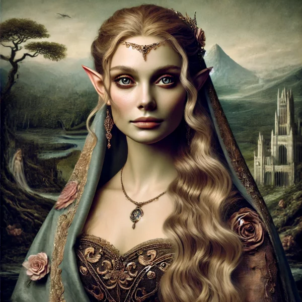 Mona Lisa in Lord of the Rings modern contemporary art