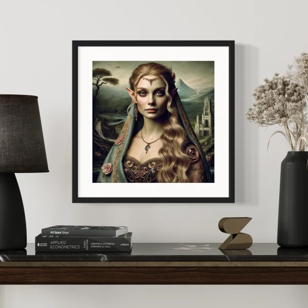 Mona Lisa in Lord of the Rings modern contemporary art frame